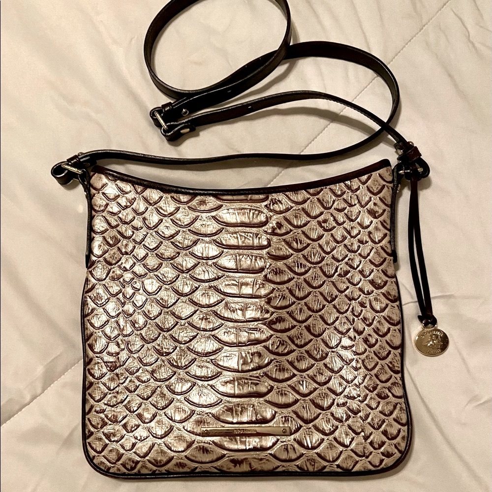 Brahmin Jody Pearl Crossbody or Shoulder Handbag Purse